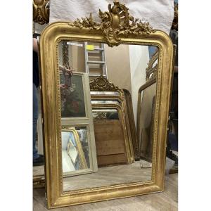 Louis Philippe Pediment Mirror 93x141 Cm
