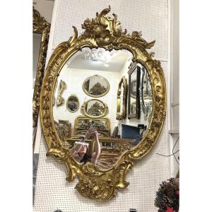 Louis XV Mirror With Bevelled Glass 99x145 Cm