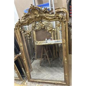 Louis XV Mirror With Mercury Glass, 105 X 168 Cm