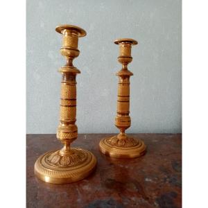 Pair Of Nineteenth Candlesticks
