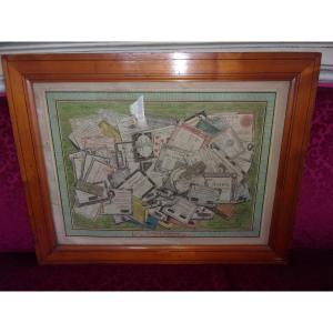 Framed 18th Engraving