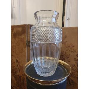 Large Crystal Vase