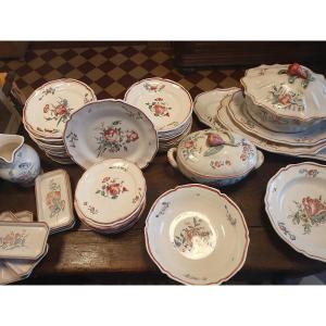 Part Of An Earthenware Table Service