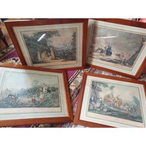 Series Of 19th-century Color Engravings