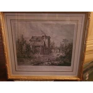 18th-century Framed Engraving