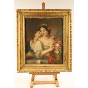 19th Century Oil On Canvas