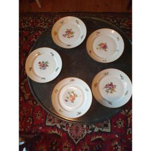 Suite Of 5 Plates Late 18th Century