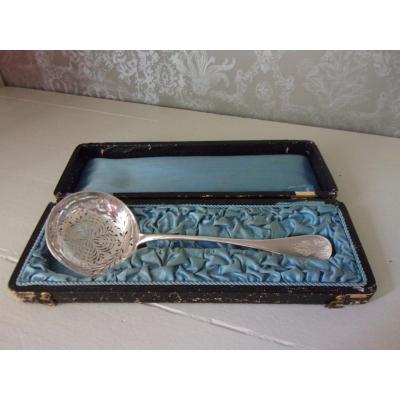 19th Century Sterling Silver Sprinkle Spoon