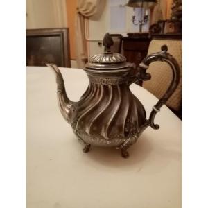 Silver Metal Teapot