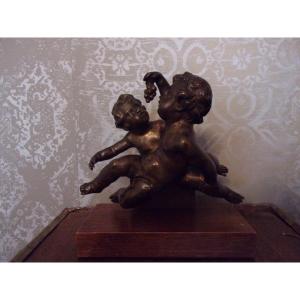 2 Bronze Putti