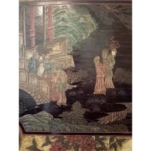 China Lacquer Screen
