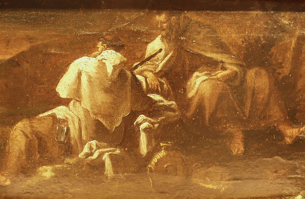 Alessandro Magnasco detto il Lissandrino : "Il riposo dei frati"-photo-3