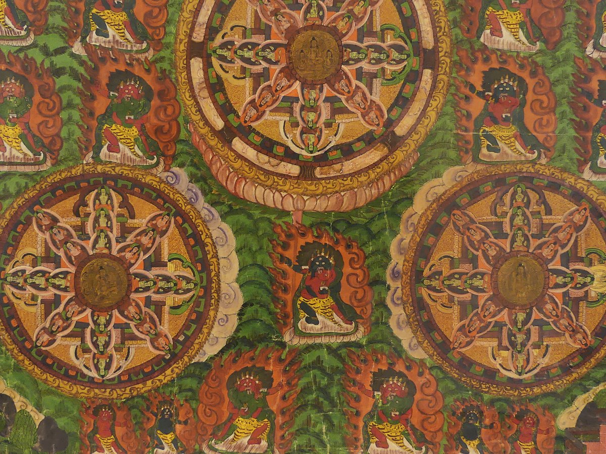 Thangka (bris-tan) XIX secolo-photo-4