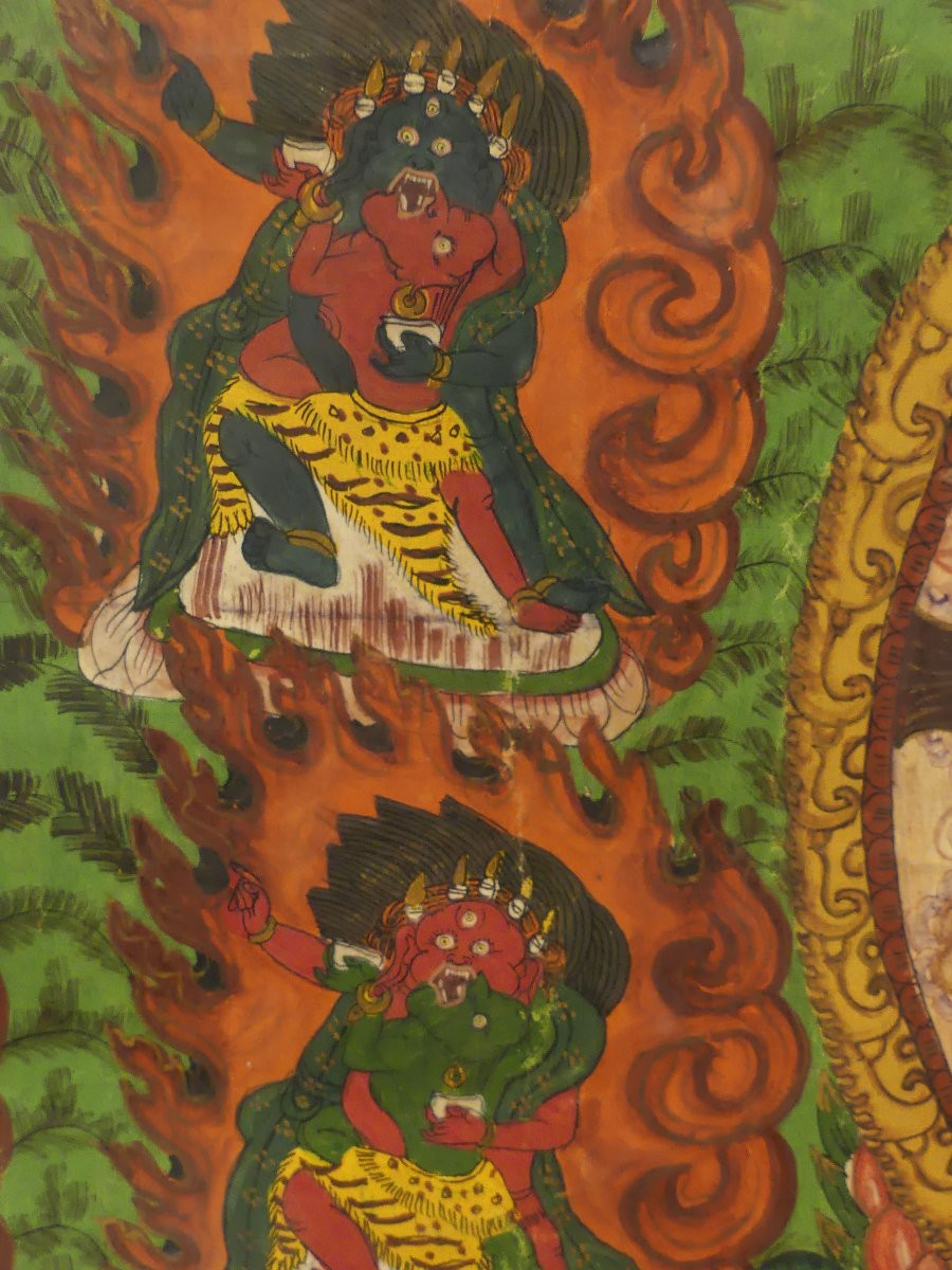 Thangka (bris-tan) XIX secolo-photo-2