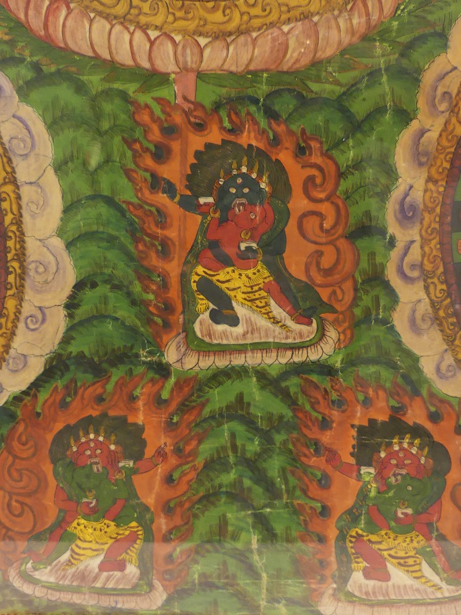 Thangka (bris-tan) XIX secolo-photo-5
