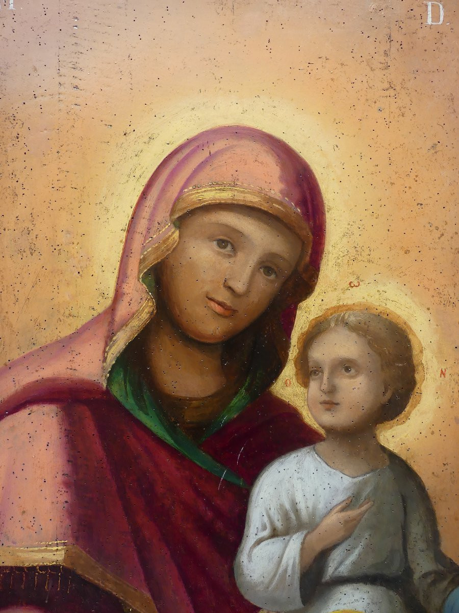 MADONNA ODIGITRIA DEL XVIII SECOLO-photo-2