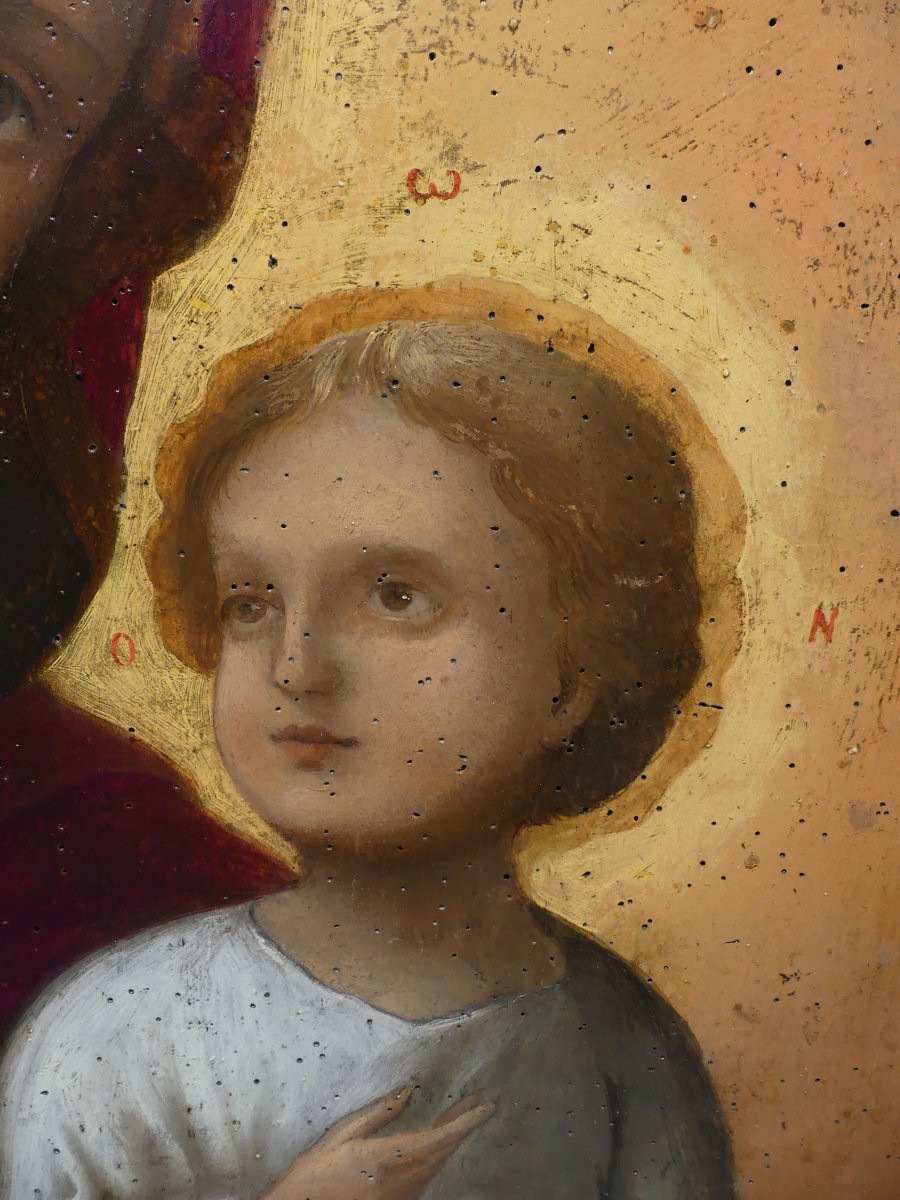 MADONNA ODIGITRIA DEL XVIII SECOLO-photo-3