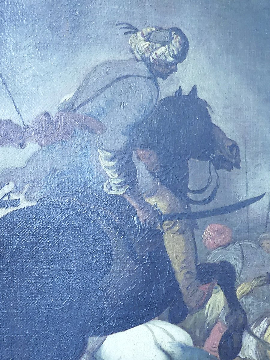 LA DIFESA DELLE MURA DAI TURCHI "ANTONIO CALZA" (cerchia ,seguace)-photo-4