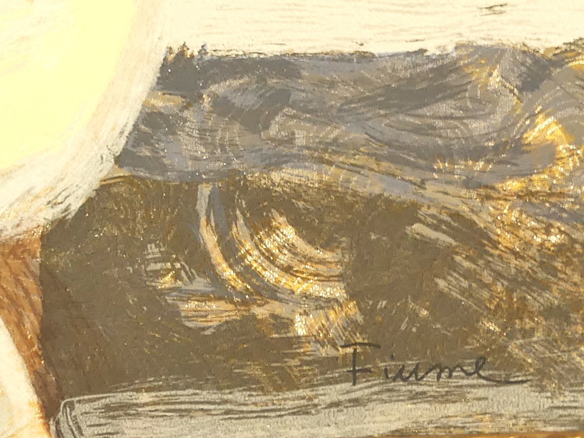 SALVATORE FIUME "LE SOMALE" SERIGRAFIA MATERICA-photo-2