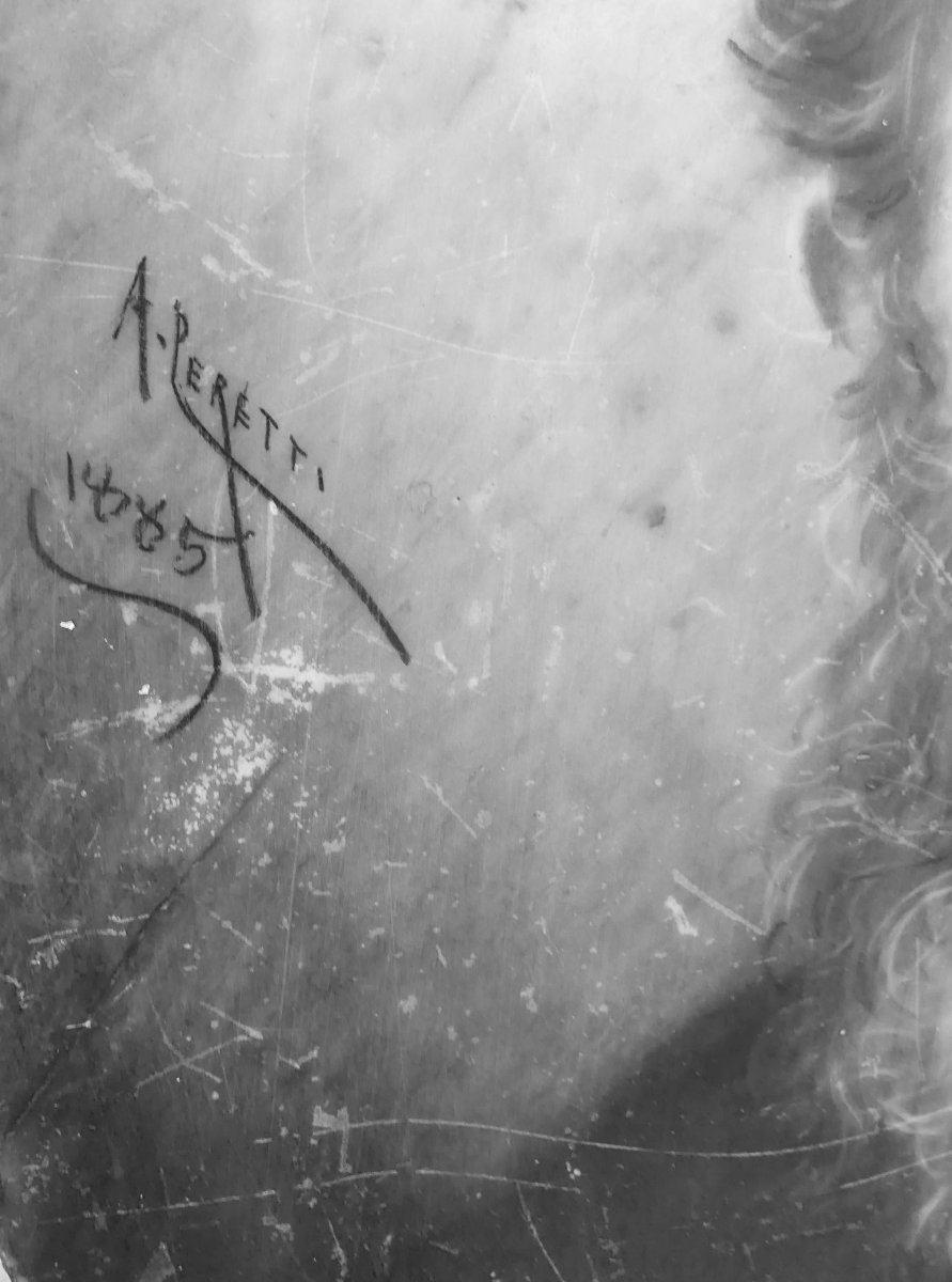 Achille Peretti (Alessandria, 1857 – New Orleans, 1923)  AUTORITRATTO-photo-4