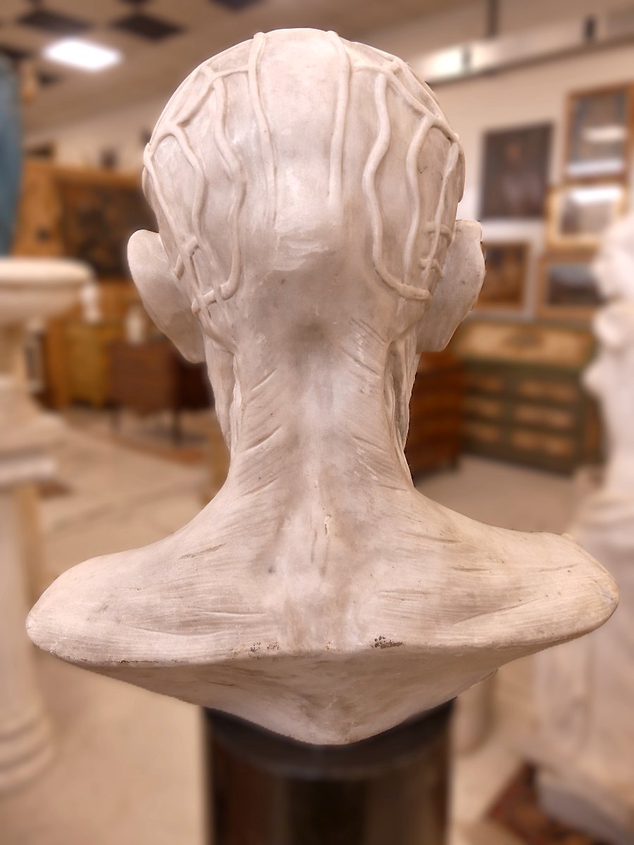 GRANDE E'CORCHE' IN MARMO PRIMI DEL XX SECOLO-photo-4