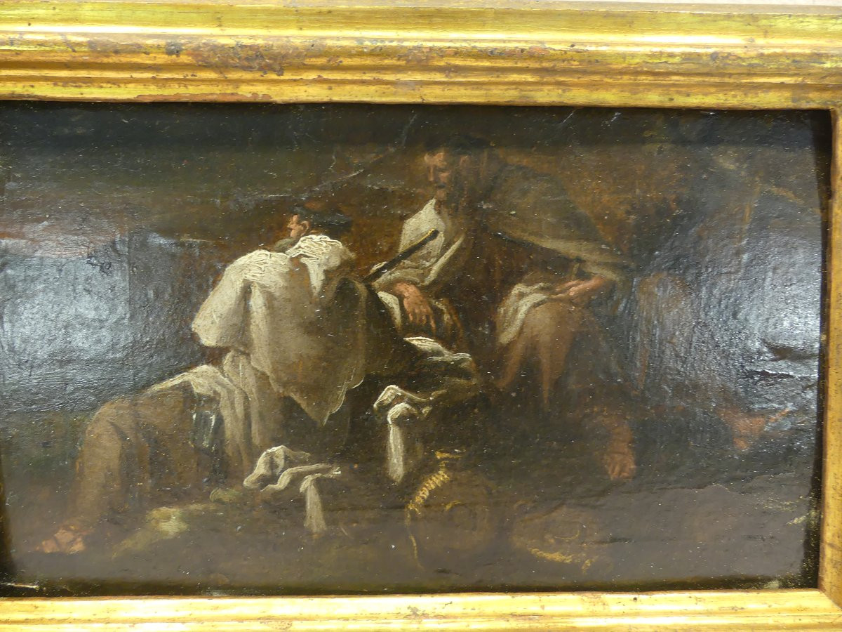 Alessandro Magnasco detto il Lissandrino : "la sosta"-photo-3