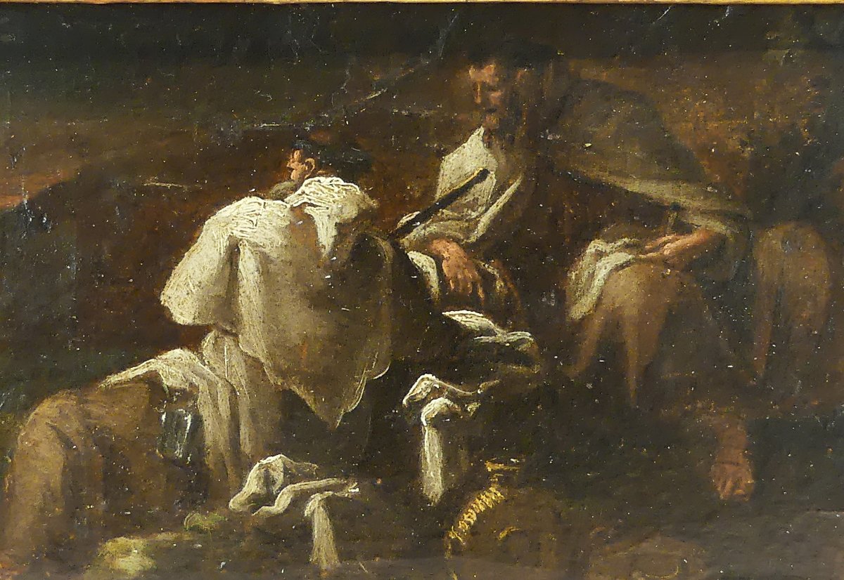 Alessandro Magnasco detto il Lissandrino : "la sosta"-photo-4