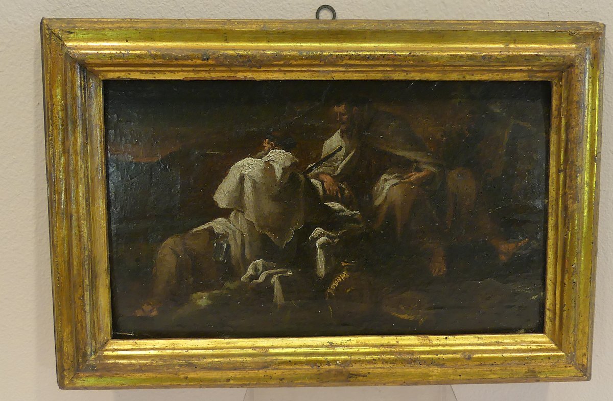 Alessandro Magnasco detto il Lissandrino : "la sosta"-photo-1