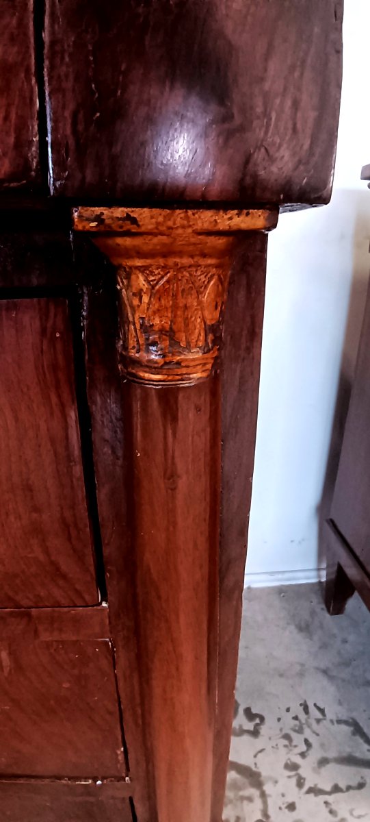 LOMBARDIA COPPIA DI CASSETTONI NEOCLASSICI-photo-5