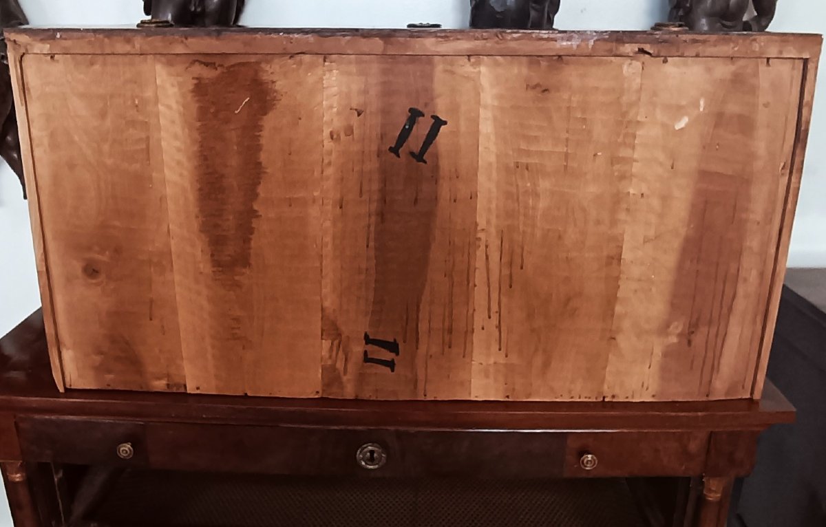 LOMBARDIA COPPIA DI CASSETTONI NEOCLASSICI-photo-3