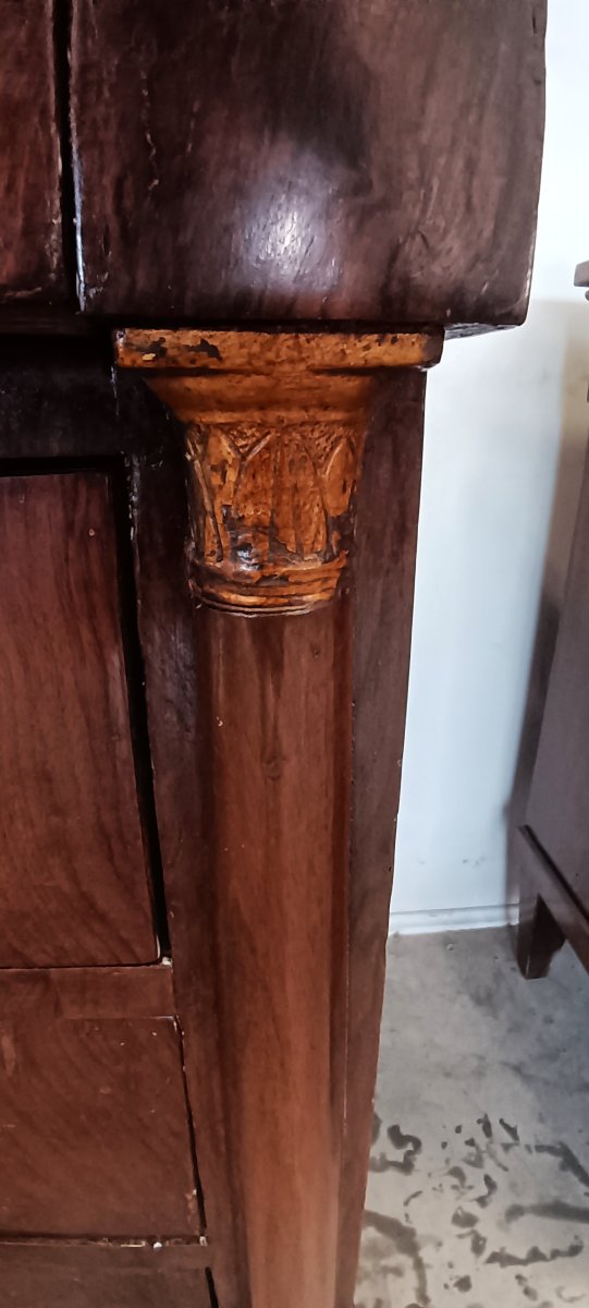 LOMBARDIA COPPIA DI CASSETTONI NEOCLASSICI-photo-4