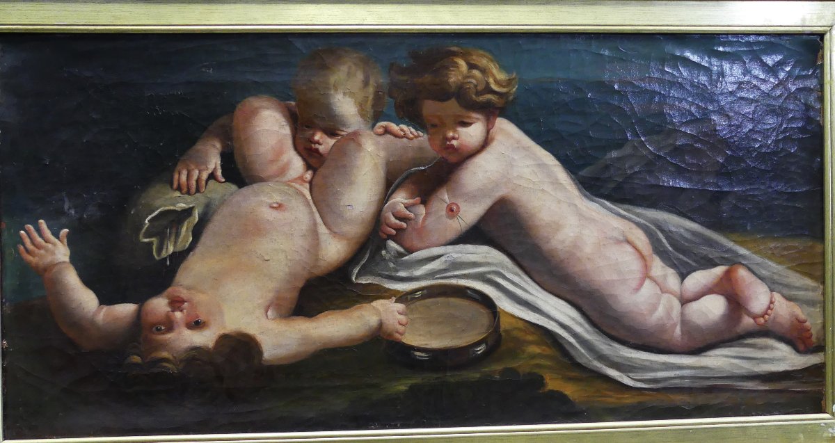 ALLEGORIA DI PUTTI  XVIII SECOLO-photo-2