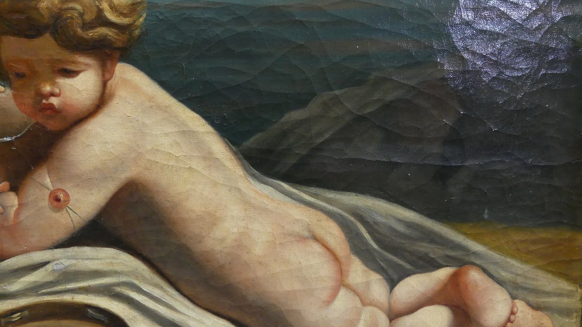 ALLEGORIA DI PUTTI  XVIII SECOLO-photo-1