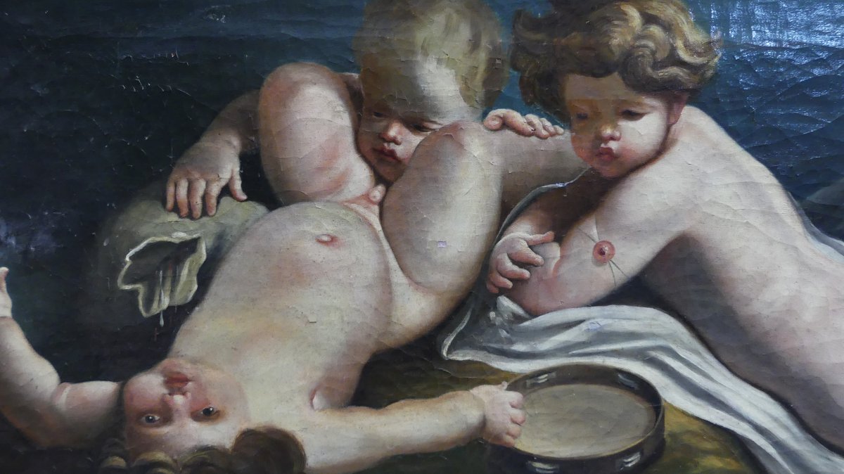 ALLEGORIA DI PUTTI  XVIII SECOLO-photo-5