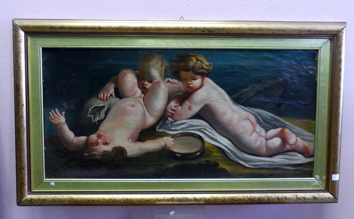 ALLEGORIA DI PUTTI  XVIII SECOLO