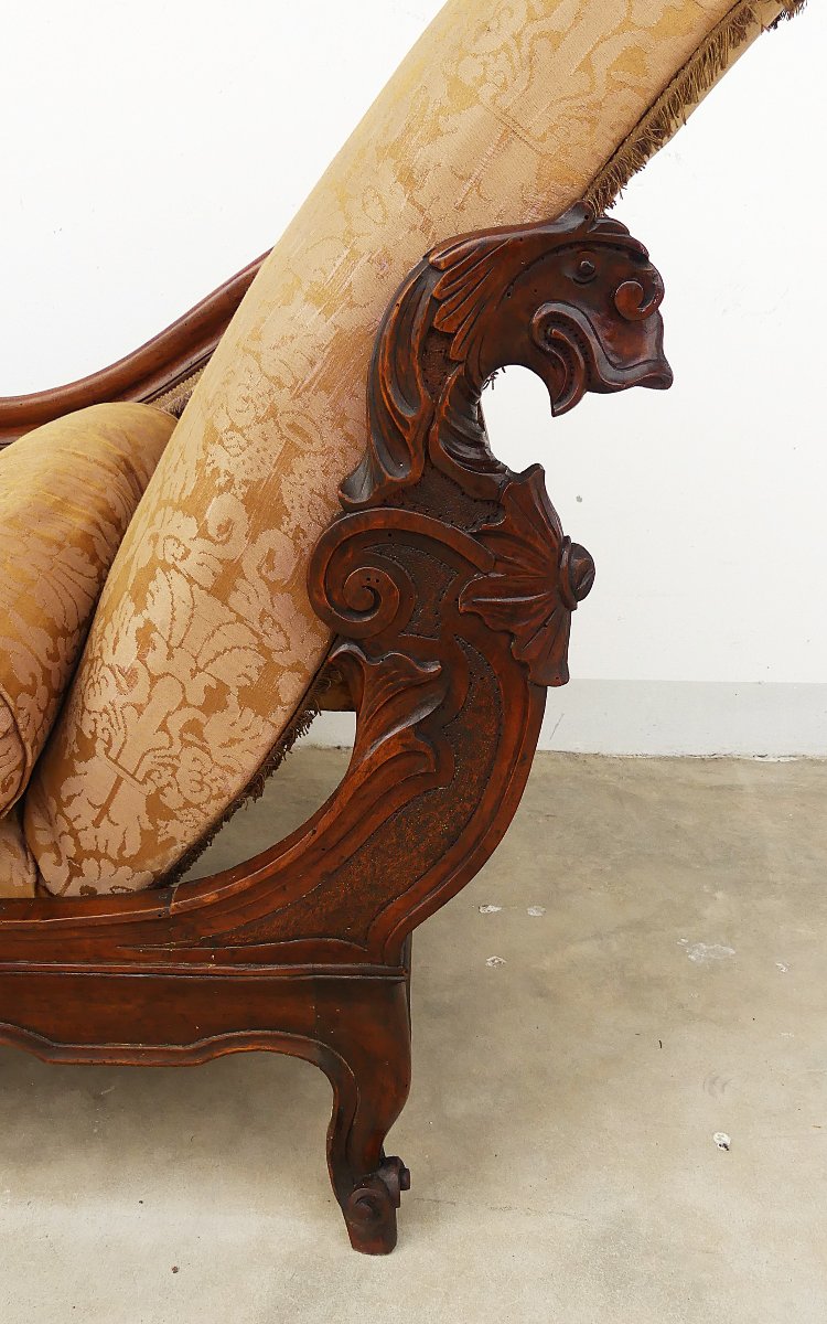 PICCOLA CHAISE LOUNGE DEL XIX SECOLO-photo-3