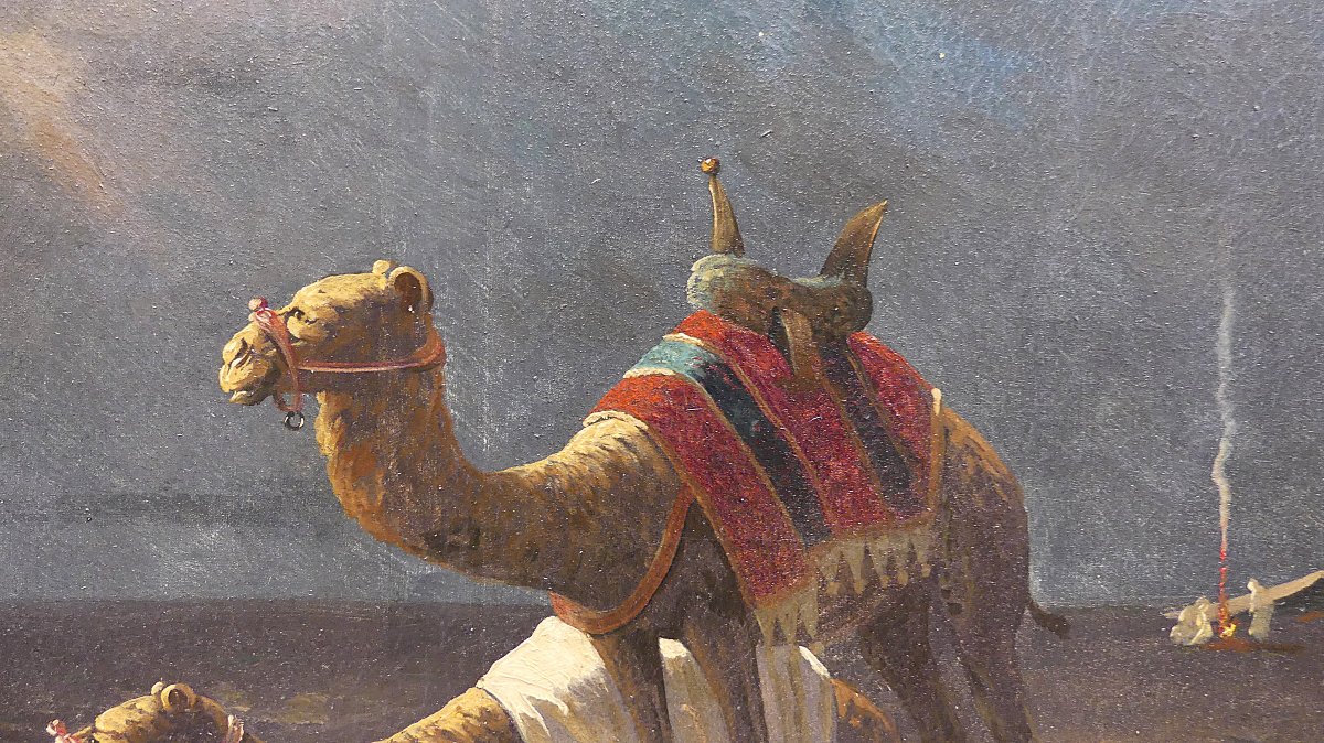 M.BOUVIER "NOTTE NEL DESERTO"-photo-3