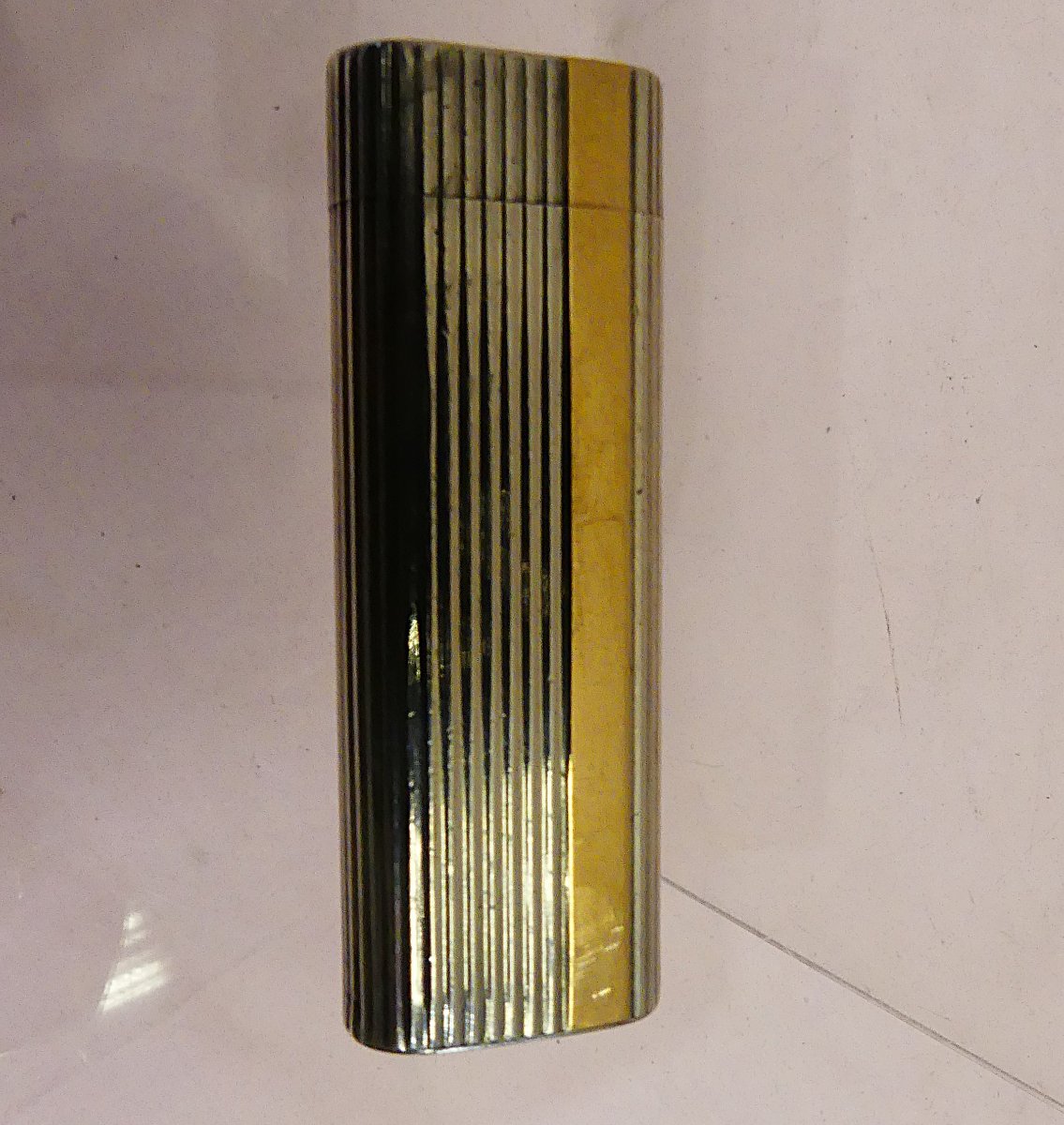 LE MUST DI CARTIER  ACCENDINO GODRON arg 925-photo-2