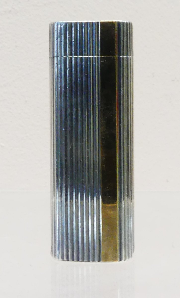 LE MUST DI CARTIER  ACCENDINO GODRON arg 925-photo-3