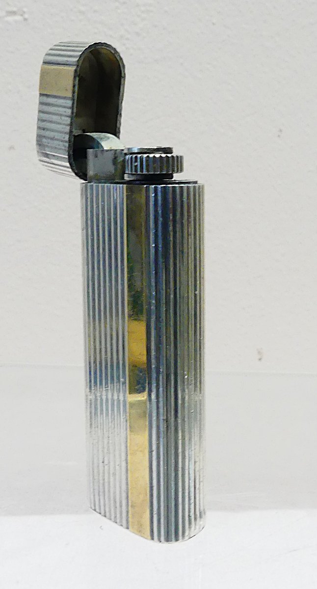 LE MUST DI CARTIER  ACCENDINO GODRON arg 925-photo-4