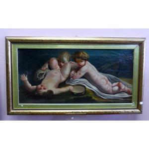 ALLEGORIA DI PUTTI  XVIII SECOLO