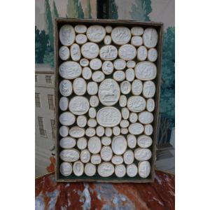 Tray Of Intaglio Casts, Early 19th Century 