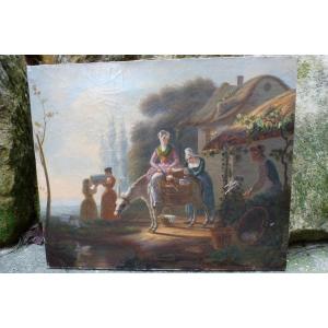 Oil On Canvas, Early 19th Century