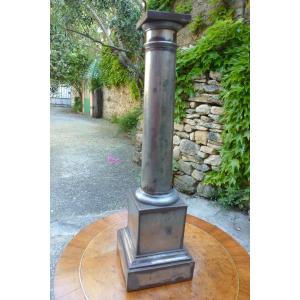 Lamp Stand In Tole, Early 19th Century