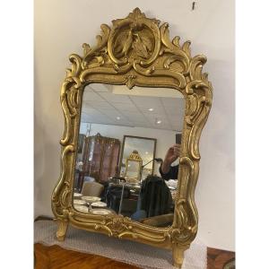 Gold Regency Style Mirror 