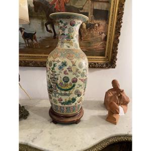 Canton Vase, 46 Cm High 