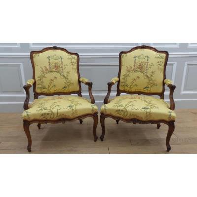 Louis XV Period Armchairs