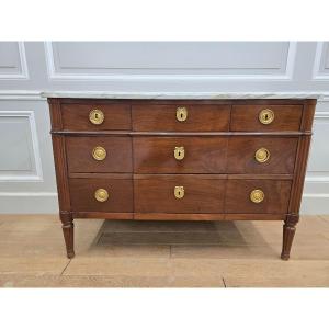 Louis XVI Period Chest Of Drawers Stamped Vassou