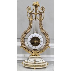 Louis XVI Period Lyre Clock