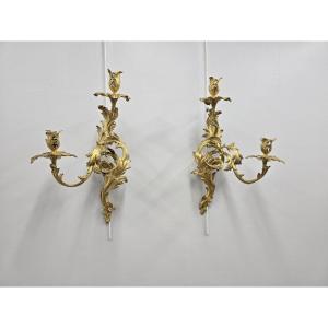 Pair Of Louis XV Period Sconces